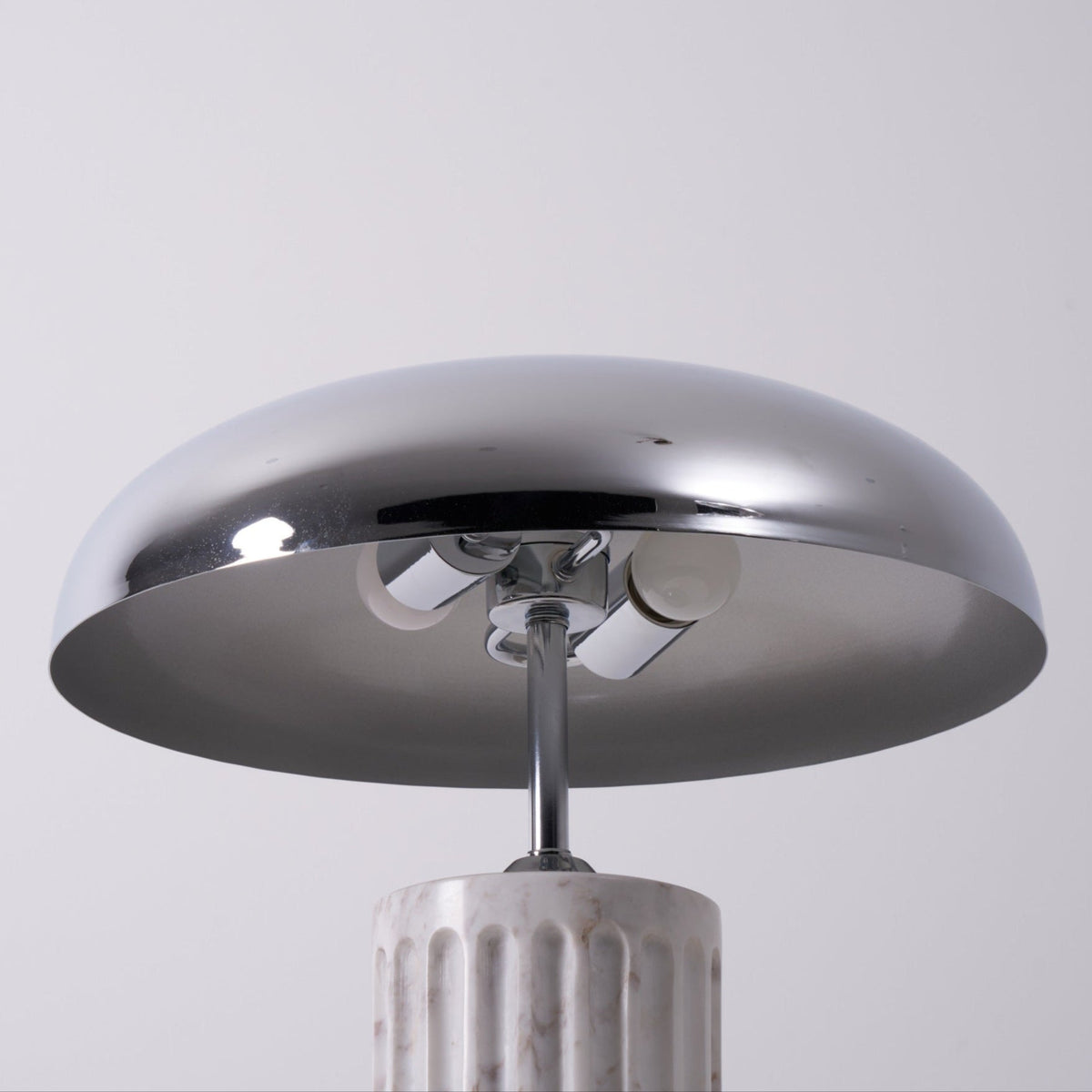 Aurelio Dome Table Lamp with Marble Base – Modern Sculptural Lighting