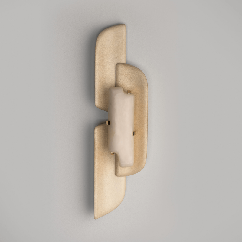 Aurellin Alabaster Wall Sconce – Sculptural LED Wall Light