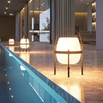 Auren Solar-Powered Outdoor Lantern with Warm Ambient Glow