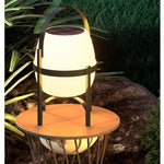 Auren Solar-Powered Outdoor Lantern with Warm Ambient Glow