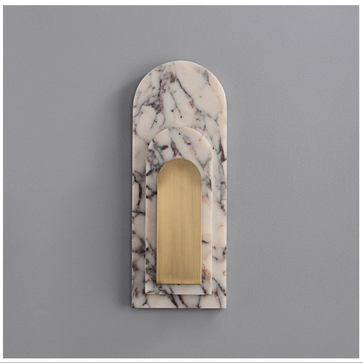 Aurevian Marble Wall Sconce – Sculptural LED Wall Light in Natural Stone