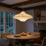 Aurielle Silk Pavilion Pendant Light – Handcrafted Mulberry Silk