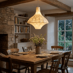 Aurielle Silk Pavilion Pendant Light – Handcrafted Mulberry Silk