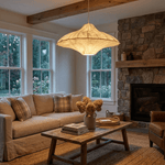 Aurielle Silk Pavilion Pendant Light – Handcrafted Mulberry Silk