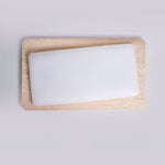 Aurilith Travertine Ceiling Light — Modern Flush Mount LED Fixture