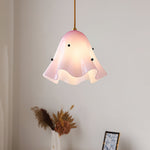 Vera Bloom Pendant Lamp – Sculptural Glass Chandelier in Gradient Hues