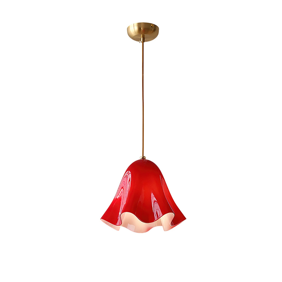 Vera Bloom Pendant Lamp – Sculptural Glass Chandelier in Gradient Hues