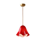 Vera Bloom Pendant Lamp – Sculptural Glass Chandelier in Gradient Hues