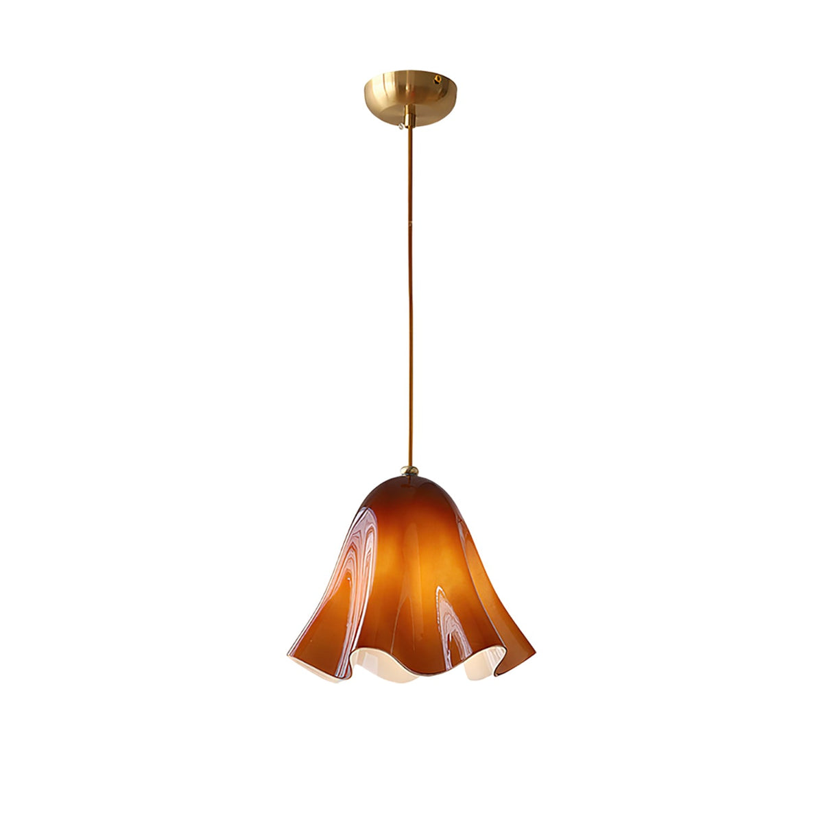 Vera Bloom Pendant Lamp – Sculptural Glass Chandelier in Gradient Hues