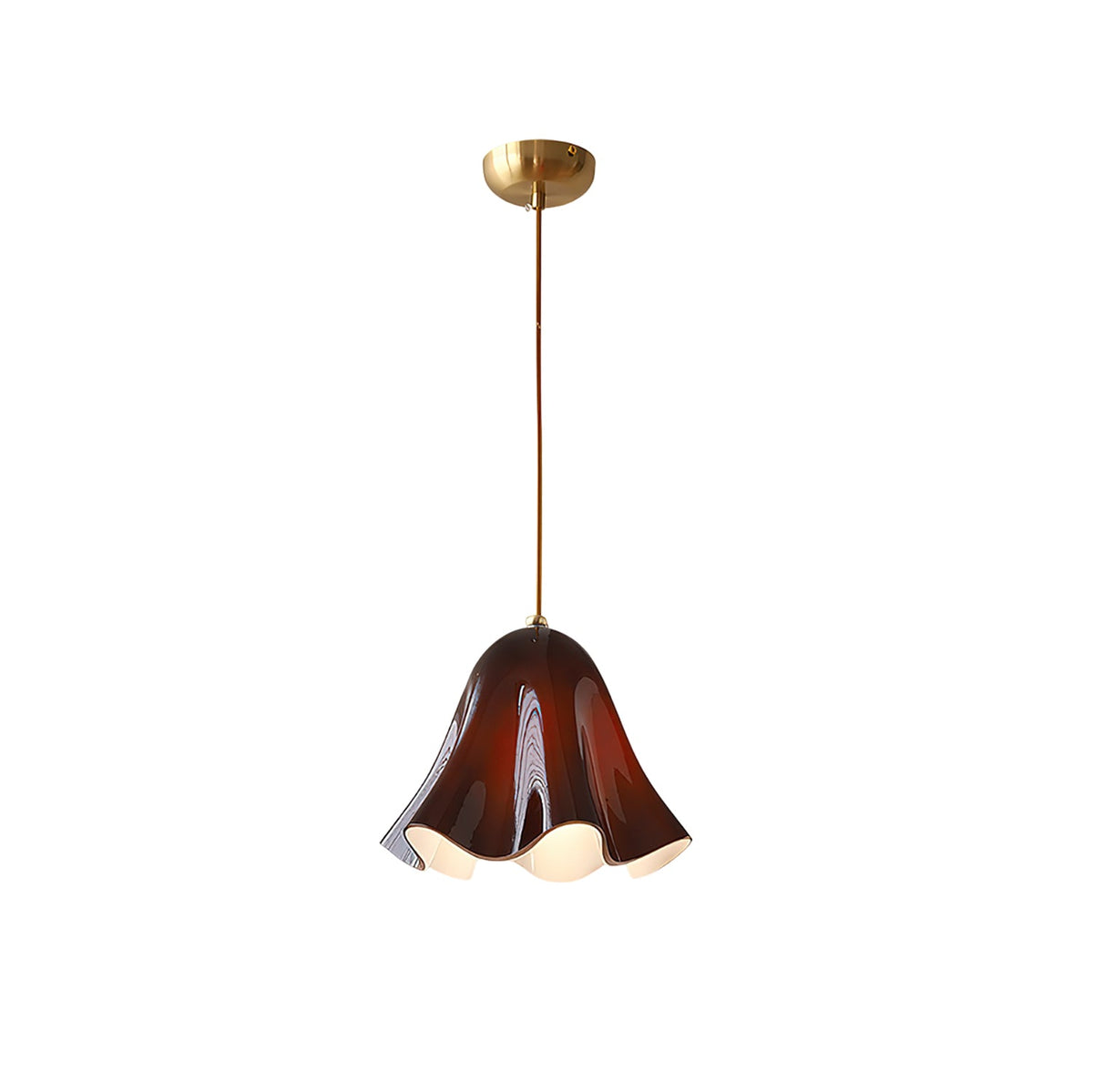 Vera Bloom Pendant Lamp – Sculptural Glass Chandelier in Gradient Hues