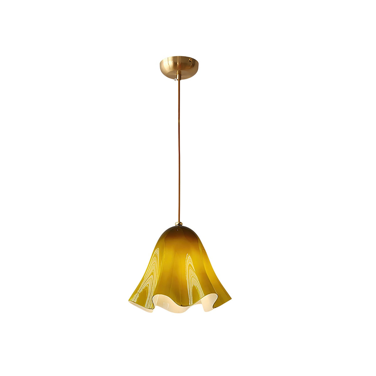 Vera Bloom Pendant Lamp – Sculptural Glass Chandelier in Gradient Hues