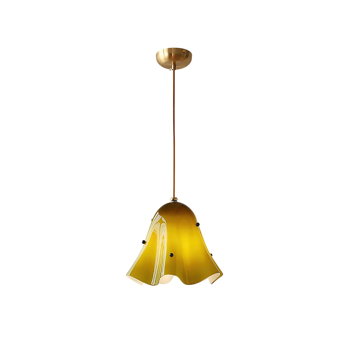 Vera Bloom Pendant Lamp – Sculptural Glass Chandelier in Gradient Hues