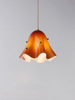 Vera Bloom Pendant Lamp – Sculptural Glass Chandelier in Gradient Hues
