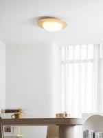 Aurora Travertine Ceiling Light – Modern Flush Mount LED Fixture