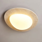Aurora Travertine Ceiling Light – Modern Flush Mount LED Fixture