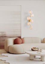 Aurora Vine Wall Sconce – Modern Gold LED Wall Light for Bedroom & Living Room