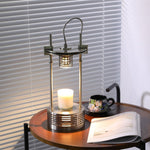 Aurosteel Aroma Table Lamp – Stainless Steel Melting Wax Lamp for Ambient Interiors