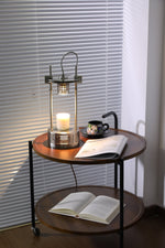 Aurosteel Aroma Table Lamp – Stainless Steel Melting Wax Lamp for Ambient Interiors