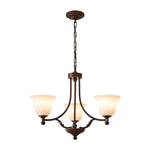 Aveline Bloom Chandelier — Modern Glass & Metal Pendant Light for Dining Room and Living Room