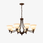 Aveline Bloom Chandelier — Modern Glass & Metal Pendant Light for Dining Room and Living Room