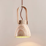 Aveline Travertine Pendant Light – Natural Stone Sculptural Lantern