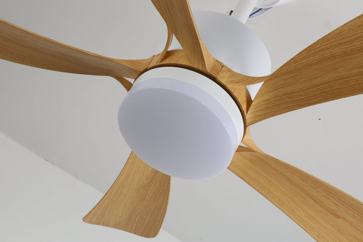 Avenli Ceiling Fan Light with LED and Wood Blades