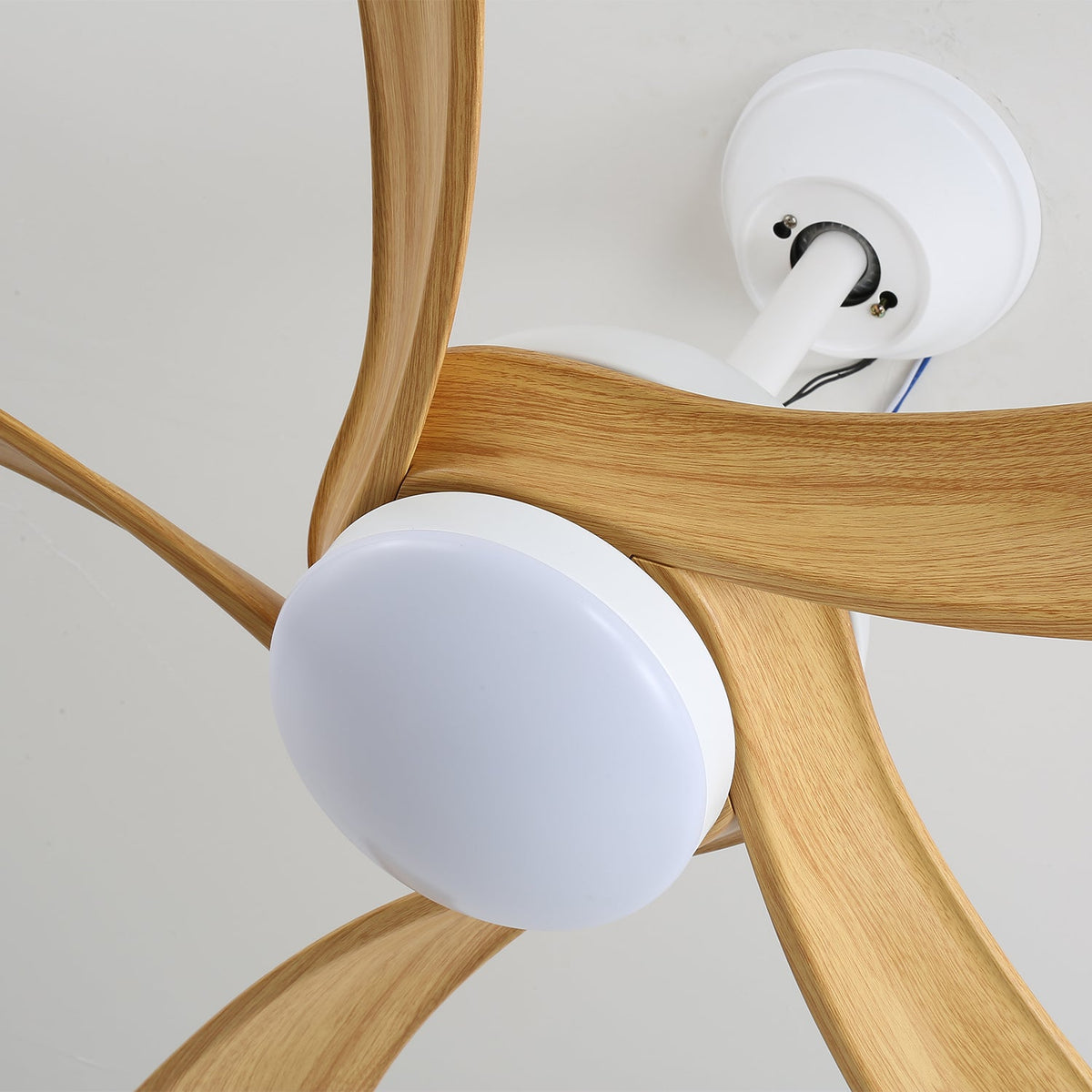 Avenli Ceiling Fan Light with LED and Wood Blades