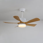 Avenli Ceiling Fan Light with LED and Wood Blades
