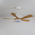 Avenli Ceiling Fan Light with LED and Wood Blades