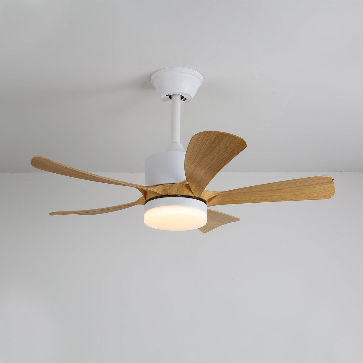 Avenli Ceiling Fan Light with LED and Wood Blades