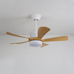 Avenli Ceiling Fan Light with LED and Wood Blades