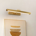 Avery Brass Wall Sconce – Modern Adjustable LED Wall Light for Bedroom, Living Room, and Office