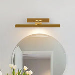 Avery Brass Wall Sconce – Modern Adjustable LED Wall Light for Bedroom, Living Room, and Office
