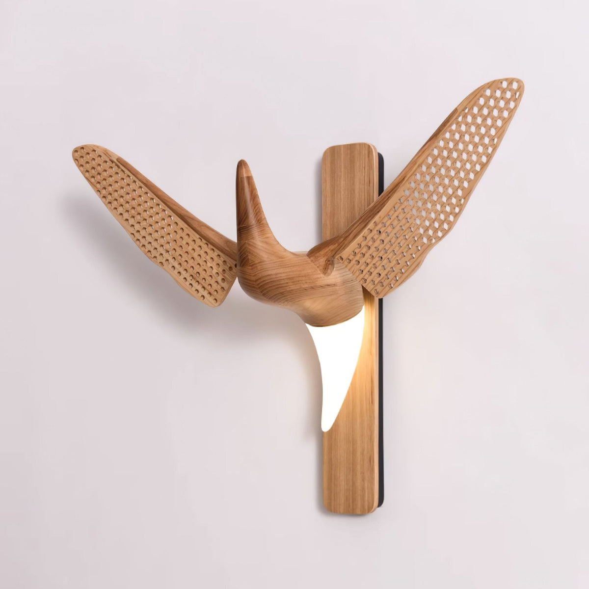 Avesa Sculptural Wood LED Wall Sconce for Modern Interiors