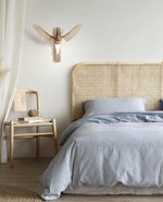 Avesa Sculptural Wood LED Wall Sconce for Modern Interiors