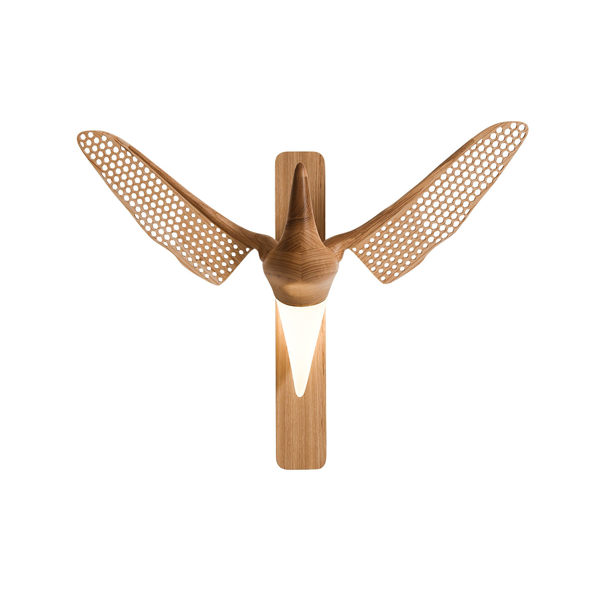 Avesa Sculptural Wood LED Wall Sconce for Modern Interiors
