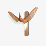 Avesa Sculptural Wood LED Wall Sconce for Modern Interiors