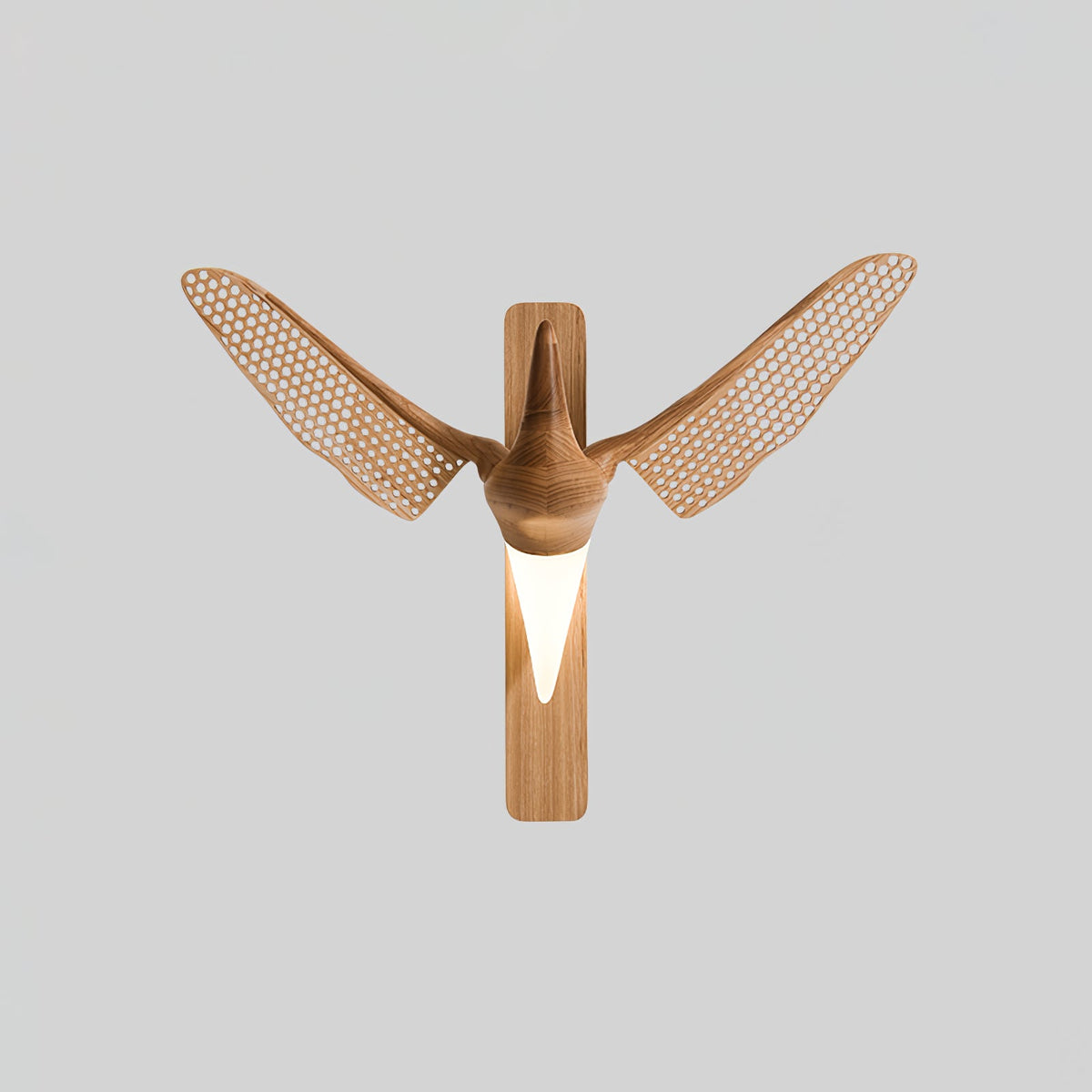 Avesa Sculptural Wood LED Wall Sconce for Modern Interiors