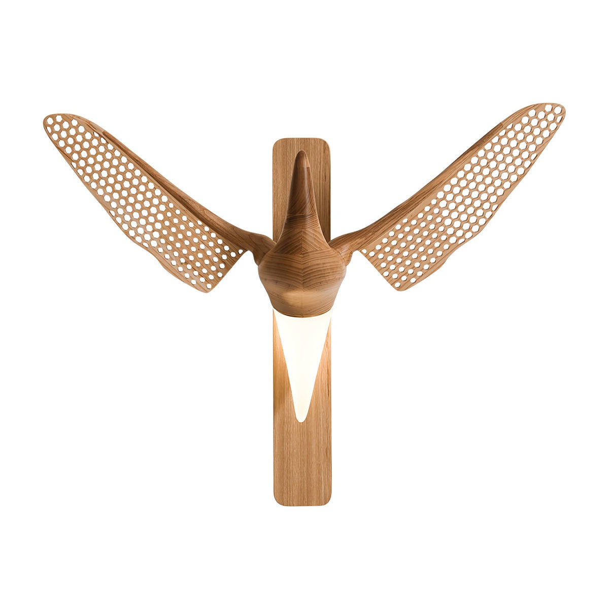Avesa Sculptural Wood LED Wall Sconce for Modern Interiors