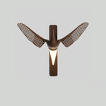 Avesa Sculptural Wood LED Wall Sconce for Modern Interiors