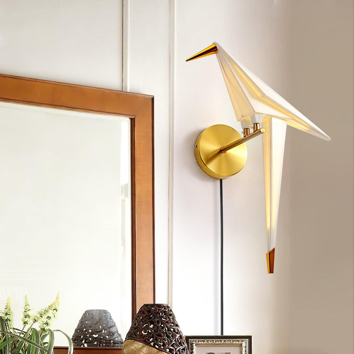 Avian Serenity Plug In Wall Lamp