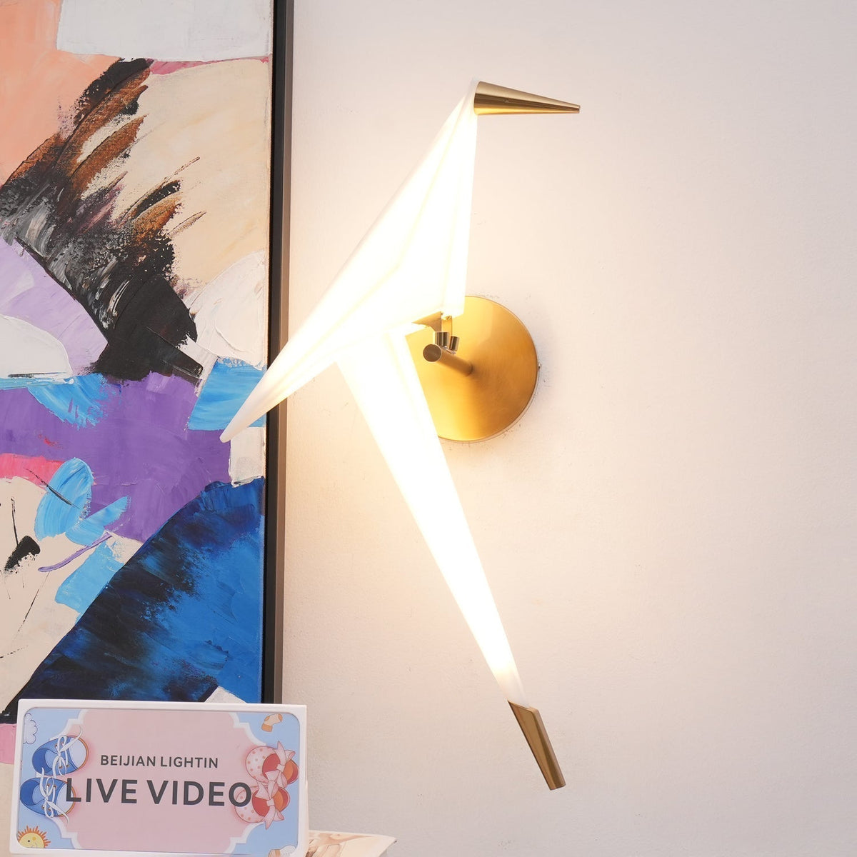 Avian Serenity Plug In Wall Lamp