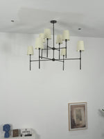 Axial Chandelier – Modern Sculptural Pendant Light for Dining Room and Living Space