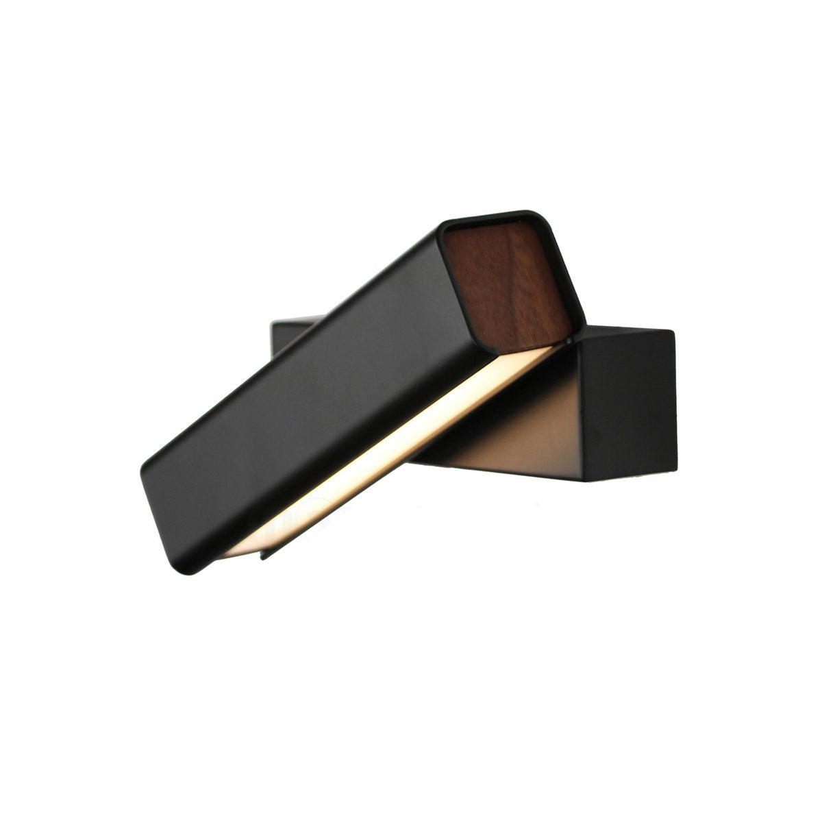 Axis Flux Wall Sconce — Modern LED Wall Light with Wood Accents