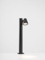Axis Outdoor Bollard Spotlight – Modern LED Path Light in Matte Black