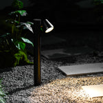 Axis Outdoor Bollard Spotlight – Modern LED Path Light in Matte Black