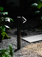 Axis Outdoor Bollard Spotlight – Modern LED Path Light in Matte Black