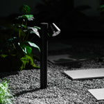 Axis Outdoor Bollard Spotlight – Modern LED Path Light in Matte Black
