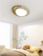 Ayla Marble Ceiling Light – Organic Modern Flush Mount for Living Spaces