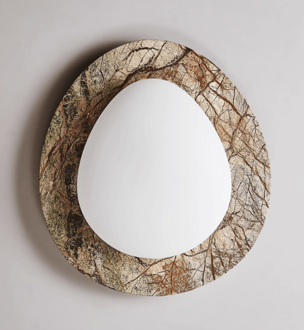 Ayla Marble Ceiling Light – Organic Modern Flush Mount for Living Spaces